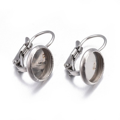 Tarnish Resistant 304 Stainless Steel Leverback Earring Findings STAS-H423-03P-1