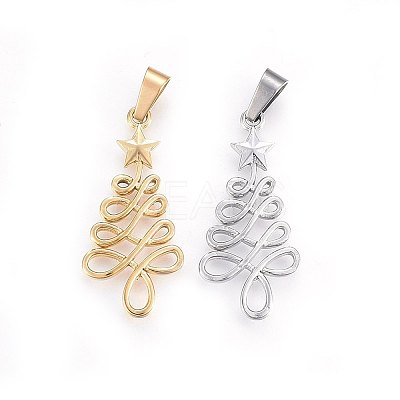 304 Stainless Steel Pendants STAS-P209-45-1