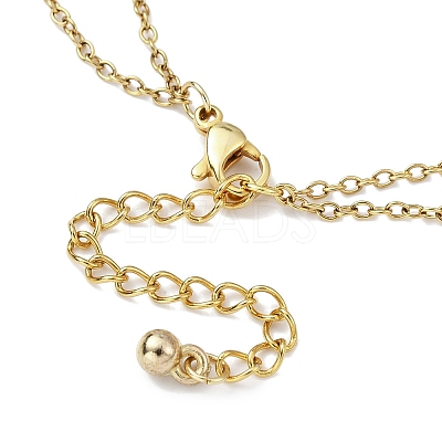 Alloy Enamel Fruit Charm Bracelets BJEW-JB09894-01-1