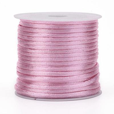 Nylon Satin Rattail Cords NWIR-L006-1mm-20-1