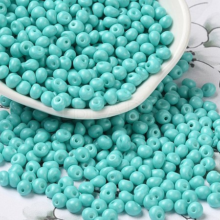 6/0 Opaque Baking Paint Glass Seed Beads X1-SEED-M012-02A-01-1