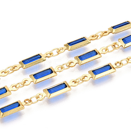 Brass Rectangle Link Chains CHC-N023-03D-G-1