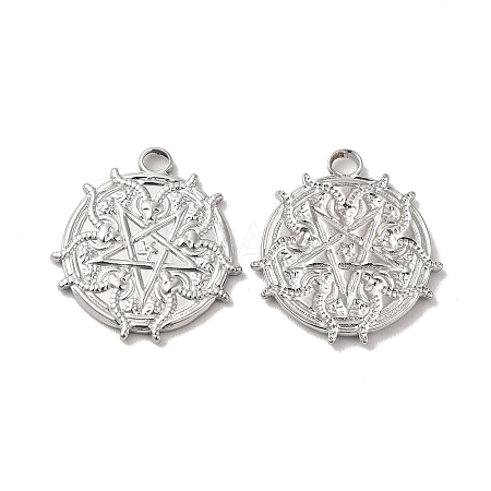 Non-Tarnish 304 Stainless Steel Pendant STAS-H212-25P-1