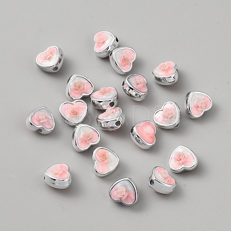 Opaque Acrylic Beads OACR-TAC0015-08B-1