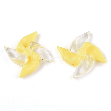 Opaque Acrylic Beads SACR-P030-C02-02-1