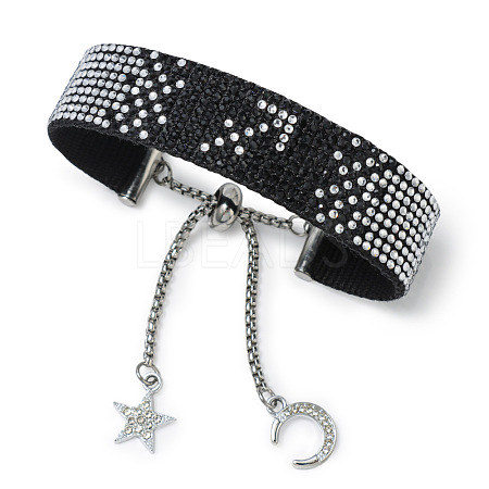 Constellation Adjustable Polyester &  Stainless Steel Bracelets PW-WG542AF-10-1