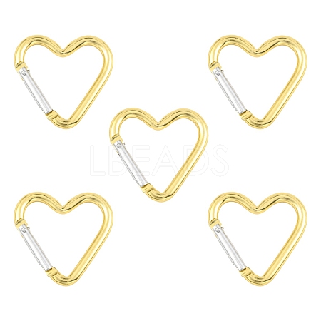5Pcs Zinc Alloy Spring Gate Rings FIND-YW0010-59J-1