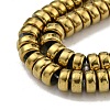 Electroplated Synthetic Non-magnetic Hematite Beads Strands G-K361-A04-03-3