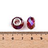 Transparent Glass European Beads GPDL-N004-D14mm-A05-3