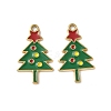 304 Stainless Steel Enamel Pendants STAS-L300-012G-28-1