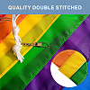 Polyester Windsock Streamer Flag HJEW-WH0100-001-4