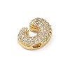 Brass Micro Pave Cubic Zirconia Pendants KK-A300-02G-C-2