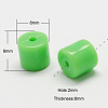 Solid Colour Acrylic Beads SACR-S164-01-1