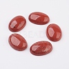 Natural Red Jasper Flat Back Cabochons G-G741-18x25mm-11-1
