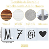 PET Plastic Hollow Out Drawing Painting Stencils Templates Sets DIY-WH0453-97A-2