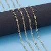 Soldered Brass Paperclip Chains CHC-G005-06G-01-5