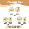 12Pcs 3 Size TPE Plastic Ear Nuts KY-YW0001-53-2