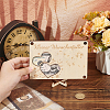 Laser Cut Wooden Money Holder Display Stands AJEW-FG0004-22A-3