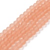 Transparent Glass Beads Strands EGLA-A034-T10mm-MD21-1