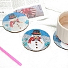 DIY Christmas Coaster Diamond Painting Set with Holder PW-WG26351-01-2