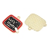 Alloy Enamel Pendants ENAM-L055-01A-01-2