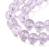 Baking Paint Transparent Glass Beads X1-DGLA-N006-8mm-05-3