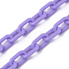 Opaque Acrylic Cable Chains SACR-N010-002E-4