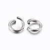 Tarnish Resistant 304 Stainless Steel Open Jump Rings LS-STAS-H437-4x0.8mm-2