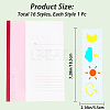 2 Sets 2 Styles PET Hollow Out Plastic Drawing Painting Stencils Templates AJEW-GF0006-91A-2