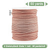 2 Rolls 2 Colors Flat Faux Suede Cord OCOR-DC0001-05-2