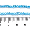 Baking Electroplate Glass Beads Strands DGLA-A039-J4mm-B12-4