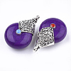 Resin Pendants RESI-T022-15G-2