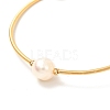 Natural Pearl Beads Bangle for Girl Women BJEW-JB06853-4