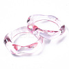 Transparent Resin Finger Rings RJEW-T013-001-E03-3