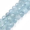 Natural Aquamarine Beads Strands X-G-S345-6mm-014-1
