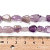 Natural Purple Rutilated Quartz Beads Strands G-P568-C08-01-5
