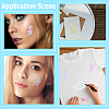 20Pcs PET Tattoo Stencil Templates AJEW-WH20141-12-5