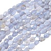 Nautral Blue Lace Agate Beads Strands G-H330-A01-2
