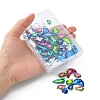 48Pcs 15 Style Glass Rhinestone Pendants EGLA-YW0001-41-5