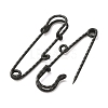 304 Stainless Steel Safety Pins Brooch Findings STAS-C181-01E-B-3