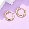 Ion Plating(IP) 304 Stainless Steel Huggie Hoop Earrings LS-EJEW-F111B-16mm-G-4