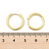 Brass Huggie Hoop Earrings EJEW-K083-29G-4