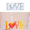 Word LOVE DIY Candle Holder Silicone Molds SIL-F008-02C-1
