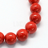 Natural Dyed Mashan Jade Gemstone Bead Strands X-G-R272-10mm-01-3