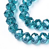 Electroplate Glass Beads Strands EGLA-A034-T8mm-A33-2