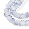 Crackle Glass Beads Strands GLAA-N009-10mm-07-3