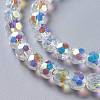 Glass Imitation Austrian Crystal Beads GLAA-F108-09-1