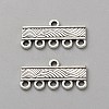 100Pcs Tibetan Style Alloy Chandelier Component Links FIND-WH0431-31B-1
