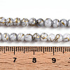 Baking Paint Glass Beads Strands DGLA-N003-4mm-B01-5