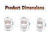 Brass Crimp Beads KK-YW0001-24A-S-2